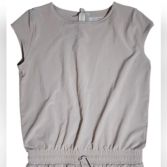 Albion Fit Going Places Midi Dress Tan Size Medium - Picture 11 of 12